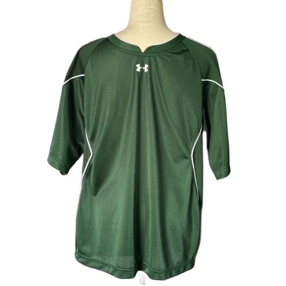 Under Armour Men’s Green and White Pullover Athletic Top (Size: Small) - Picture 1 of 12